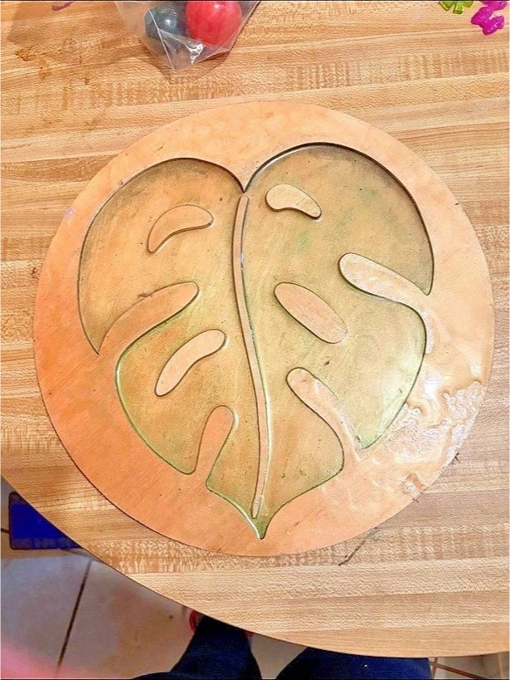 Leaf Mixed-Media Wall Art